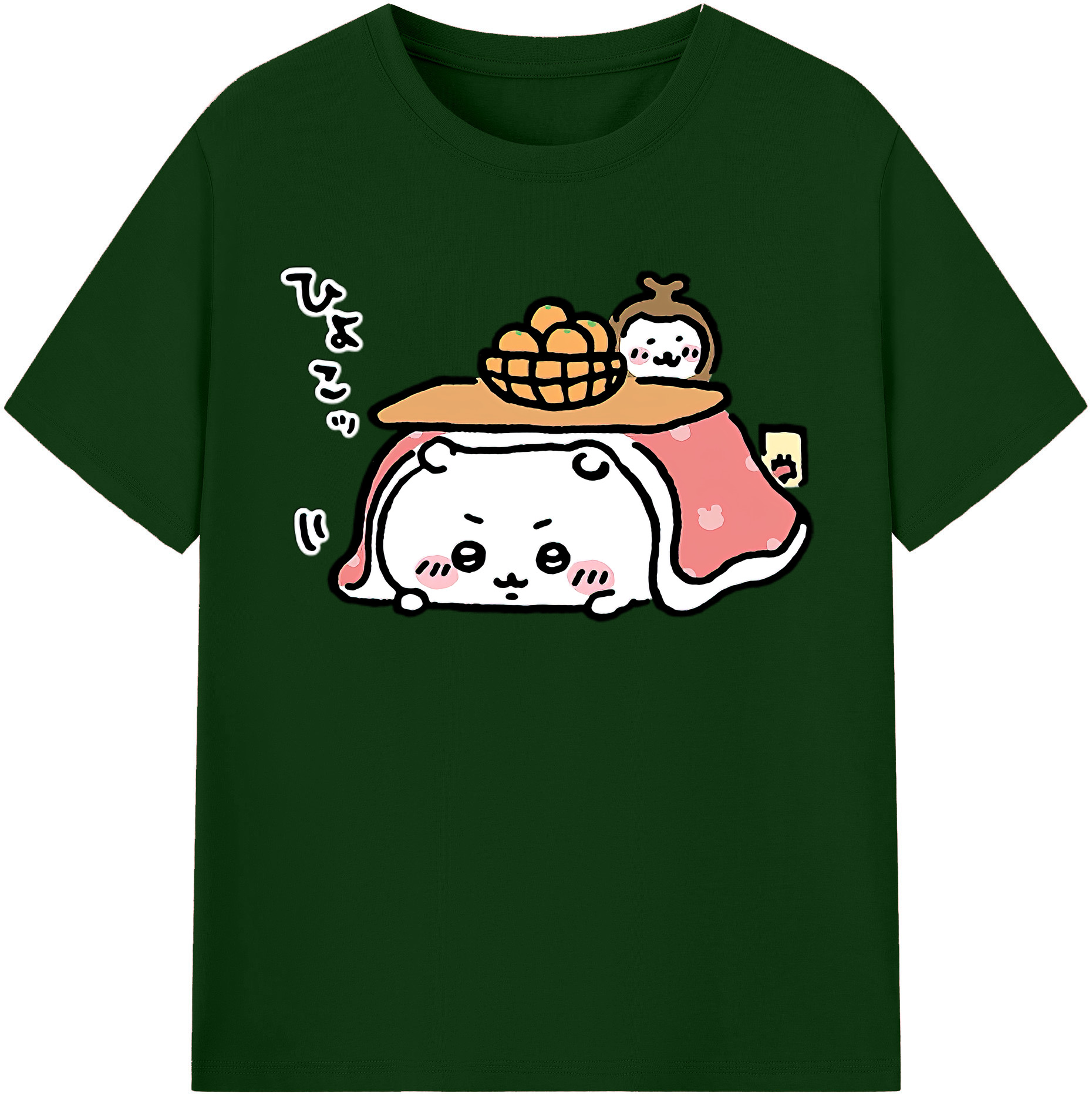 （画像用） ちいかわ ちいかわ Chii-kawa chiikawa 綿100％半袖Tシャツ（フロントプリント）